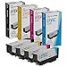 LD Products Remanufactured Ink Cartridge Replacement for Epson T273 ( Black,Cyan,Magenta,Yellow , 4-Pack )