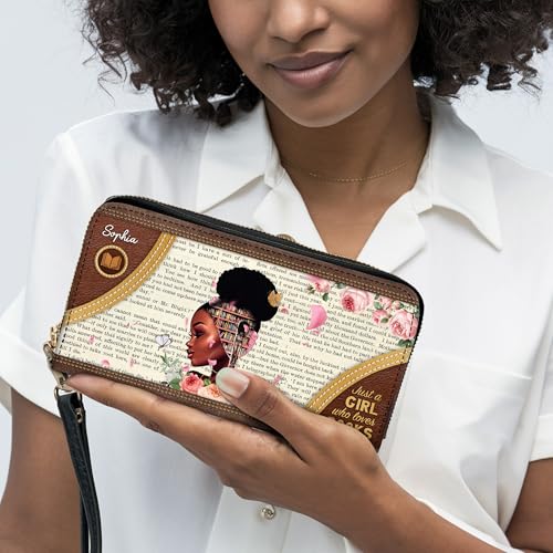 Personalized Leather Handbag For Black African Women – Matching Purse and Wallet Set – Gift for Melanin Woman4