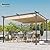 Outsunny 11.5' x 11.5' Outdoor Retractable Pergola Canopy, Metal Patio Shade Shelter for Backyard, Porch Party, Garden, Grill Gazebo, Beige