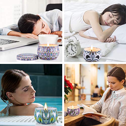 Aromatherapy Soy Wax Candle Gifts - 9 Pack Scented Candles Lasting 15-20 Hours for Women, Mum, Birthday, Anniversary, Mother's Day - Image 6