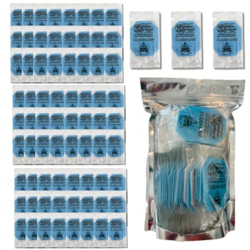 Image of Wonder Wafers 75 Count Air Fresheners Individually Wrapped, Clean Car Fragrance