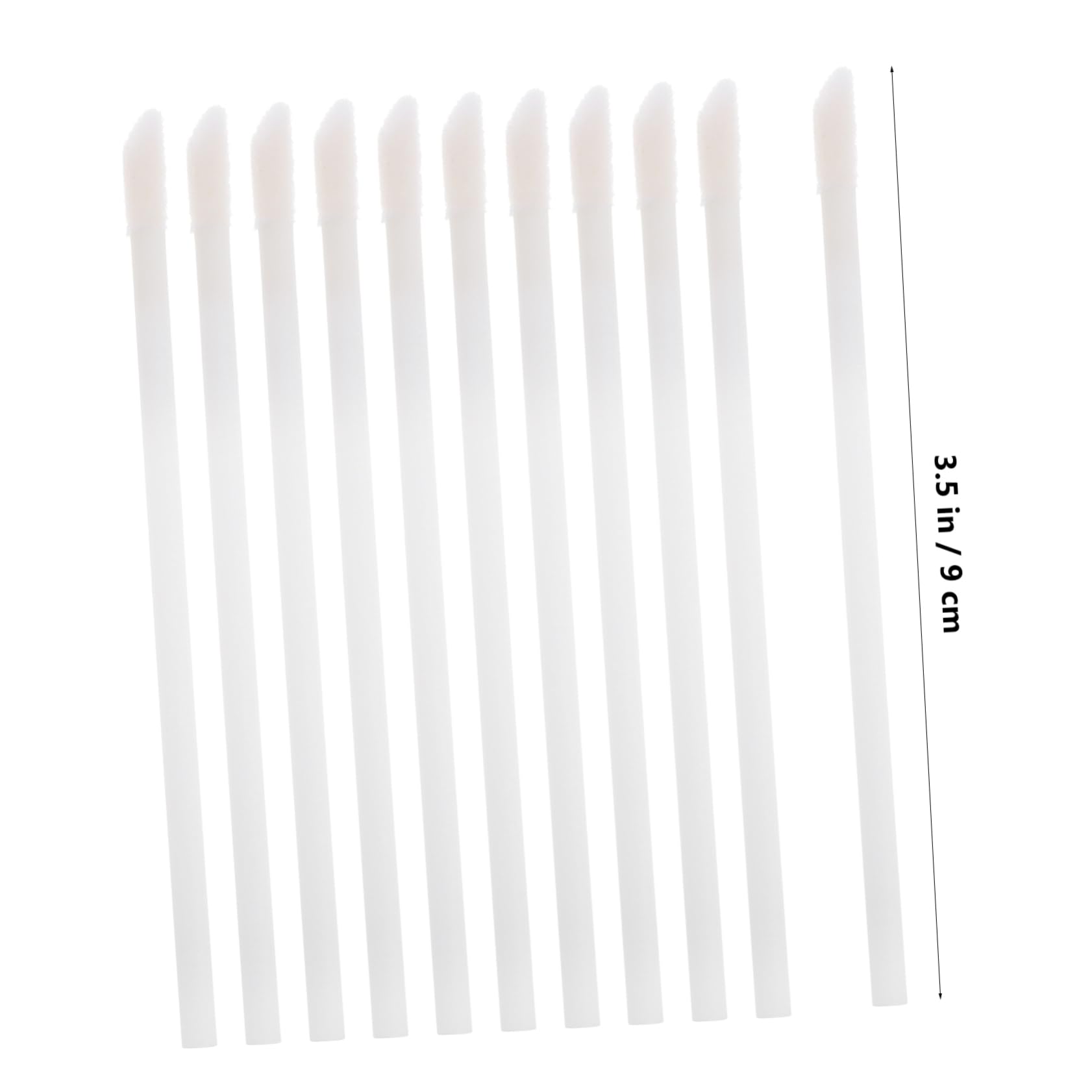 TOVINANNA Lip Makeup Brush Set 50pcs Disposable Lip Brushes Lipstick Applicators Lipgloss Wands Solid Bristles Travel Size