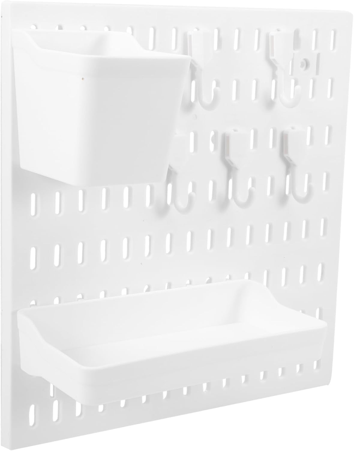 Pegboard Organizer Versatile Wall Storage for Kitchen Bathroom Easy to Install Space-Saving Design for Items Crafts