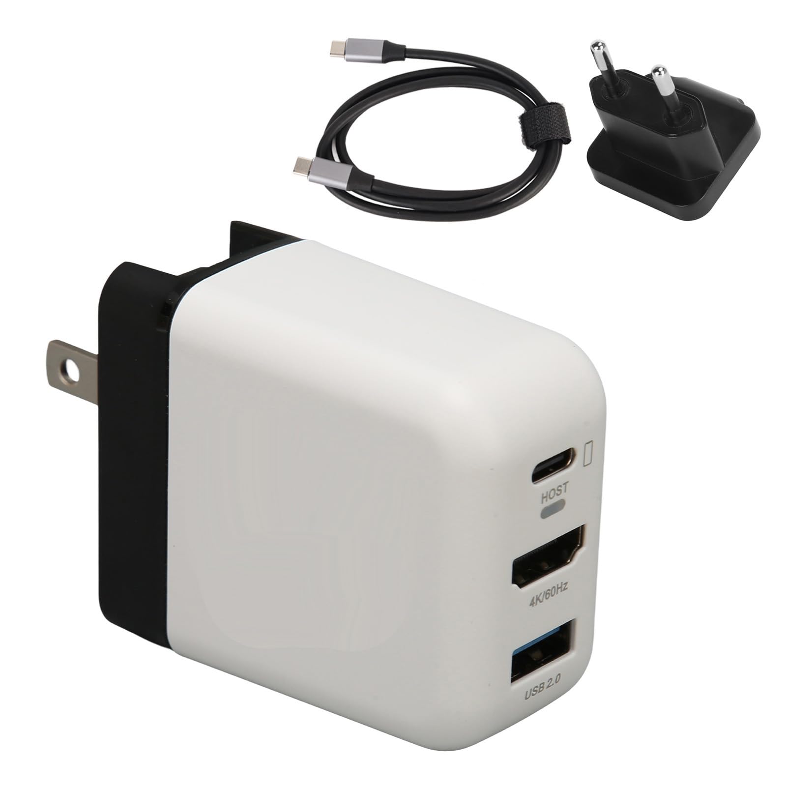 Adattatore per Caricabatterie Dock per Switch OLED, Caricabatterie Rapido 3 in 1 GaN PD 36W Caricatore USB C Dock Station per TV Uscita HDMI per Smartphone e Tablet Android