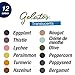 Faber-Castell Gelatos Colors Set, Translucents - Water Soluble Pigment Crayons - 12 Translucent Colors