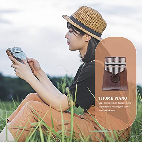 BIENKA 1 Set Qualité Kalimba Pouce Piano 17 Touches Conseil Professionnel Kalimba Piano - Les Beatles, Paul McCartney, John Lennon, RIngo Starr, George Harrison BIENKA 1 Set Qualité Kalimba Pouce Piano 17 Touches Conseil Professionnel Kalimba Piano – Image 4