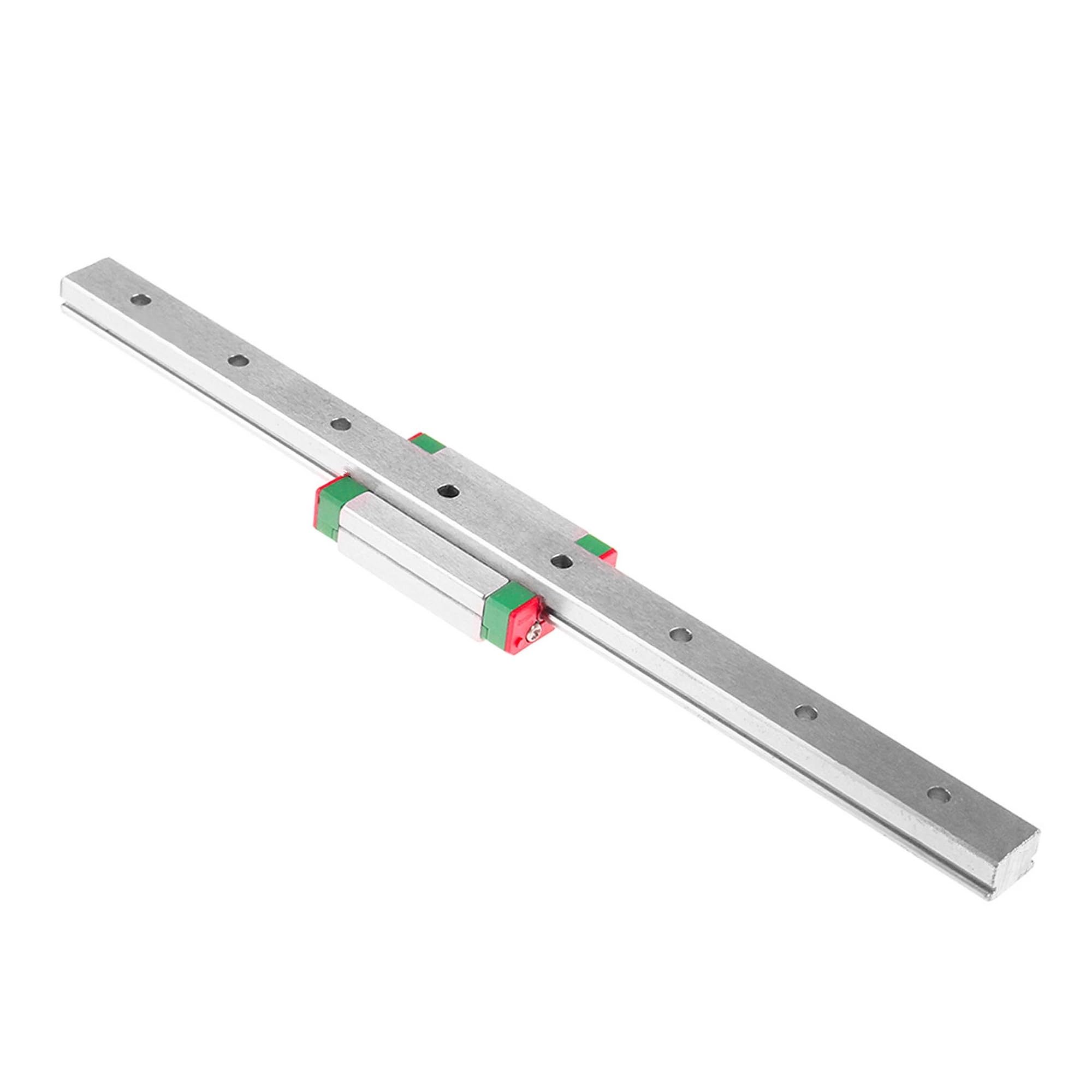 Linear Rail, Linear Sliding Gide MGN7 100mm-800mm Miniature Linear Rail Slide 1pc Linear Guide + 1pc MGN7H Block(100mm)