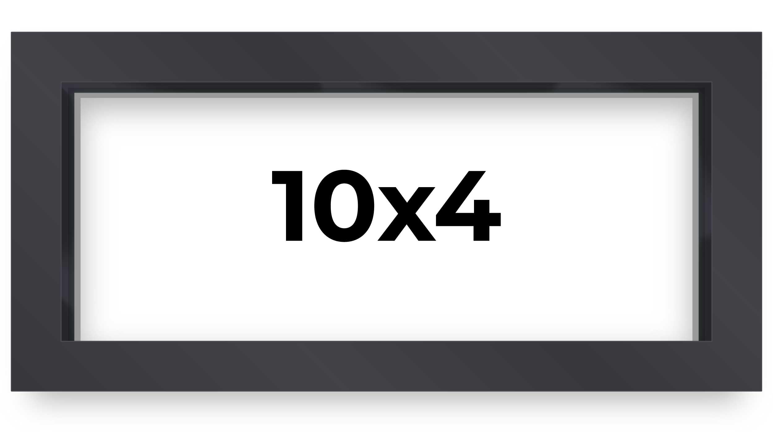 Amazon.com - 4x10 Shadow Box Frame Contemporary Black Finish | 3/4