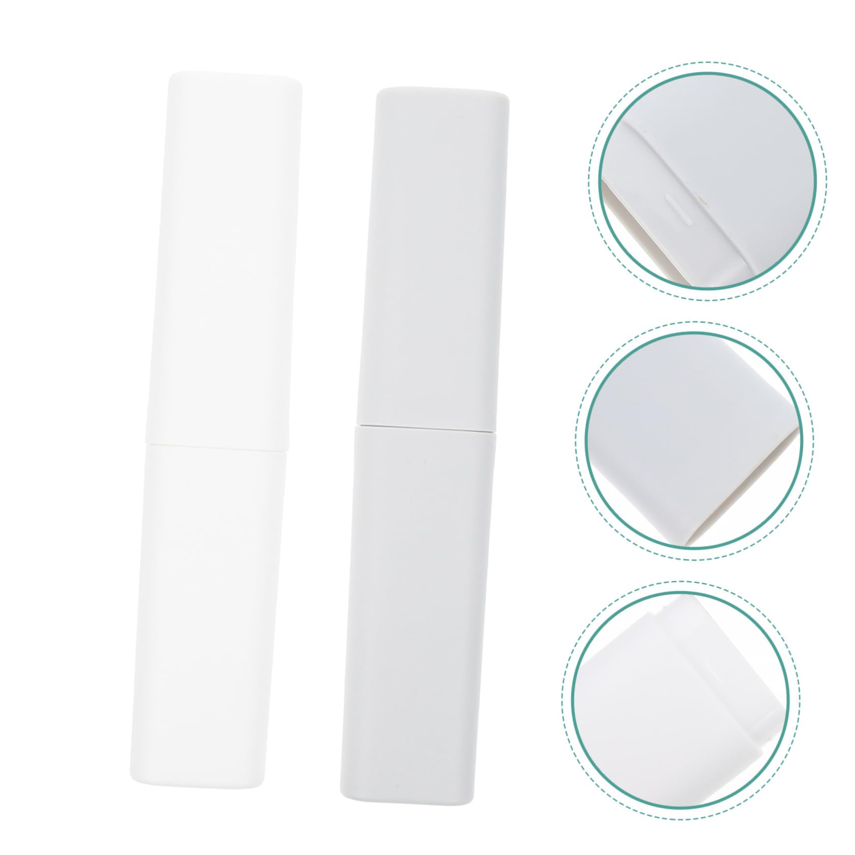 Portaspazzolino da viaggio, 12 pezzi, contenitori da viaggio con coperchio, porta spazzolino da denti per attività all'aperto, custodia portatile per dentifricio, mini accessori da viaggio in PP con