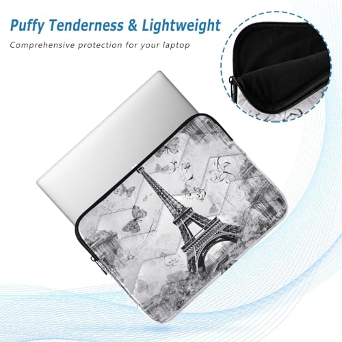 Funda para portátil estilo Torre Eiffel retro 13-14 pulgadas miniatura 5