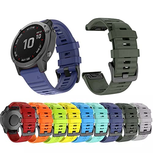 Easyfit Band para Garmin Fenix 6S Pro y 7S, correas de silicona 20mm de repuesto 2