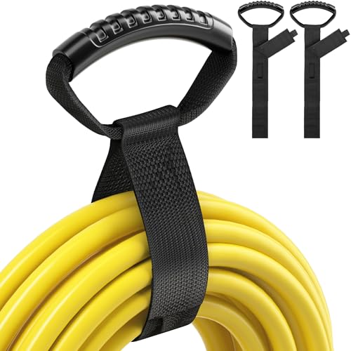 Extension Cord Storage Straps 17 2 Pack Black