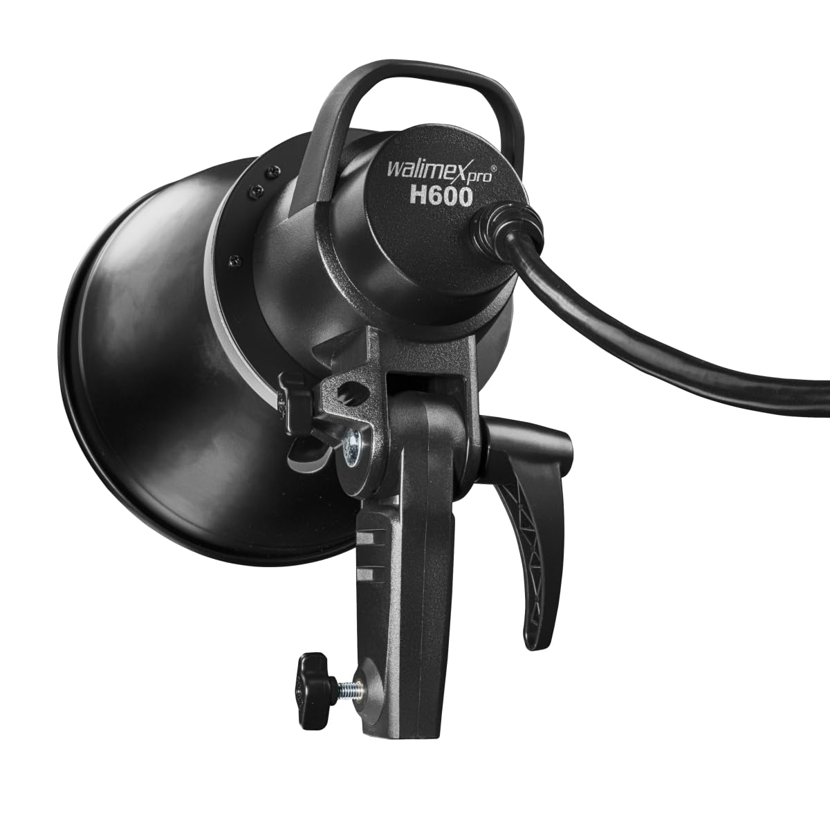 Walimex pro Handblitz H600 Flash2Go TTL - Testina di prolunga manuale con Bowens Mount, per flash portatile per flash flash Walimex Pro Studio Flash2Go 600 TTL, con cavo da 2,4 m