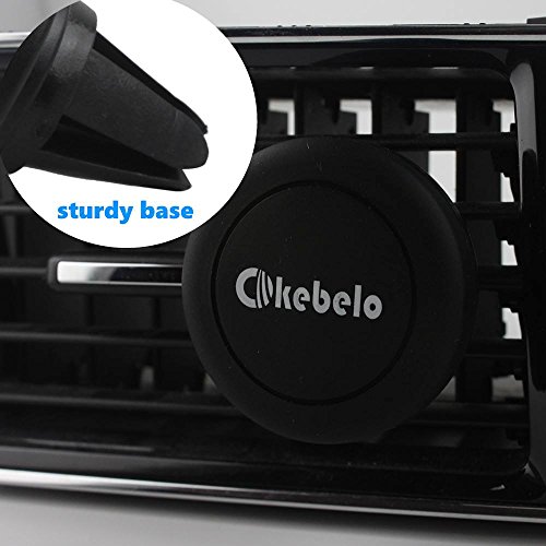 Kebelo® [2 Pack Universal Air Vent Magnetic Phone Car Mount Holder For Smartphone And Small Tablet -Black #TOP5