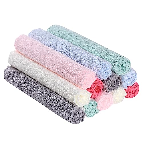 Image of Slick- Baby Washcloths, 10"X10", 12 Pack, Baby Washcloths for Newborn, Wash Clothes for Baby, Kids Washcloths, Soft Washcloths, Toddler Washcloths for Bath, Baby Rags, Facial Washcloth, Face Rags