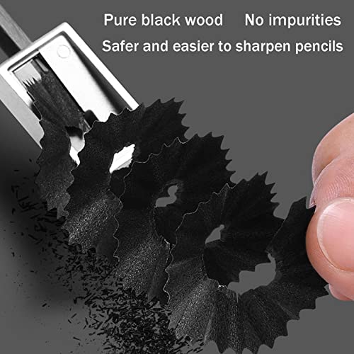 Lápices negros #2 HB de grafito set x12 miniatura 4