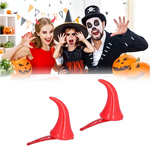 5 paia di fermagli per capelli in corno da diavolo...