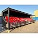 Container Grandstand 40ft Portable Outdoor Activity 48 Seats Reinforced Structure Easy Installation Commercial Viewing Platform