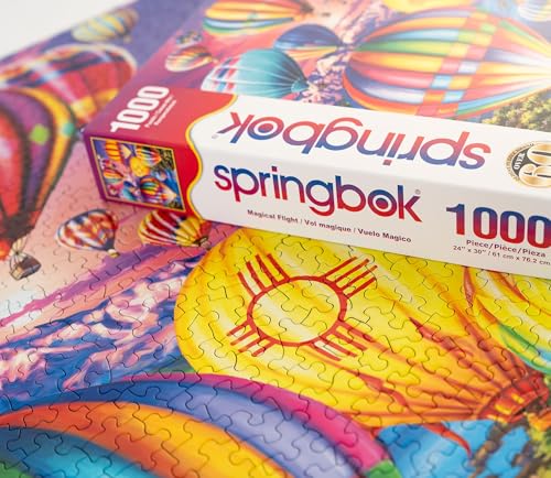 Puzzle Springbok Magical Flight 1000 piezas para adultos - Hermosos globos aerostáticos miniatura 4