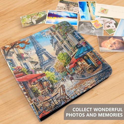Álbum de recortes Paris Street con fundas plásticas para fotos, álbum fotográfico para viajes, bodas y graduaciones miniatura 5