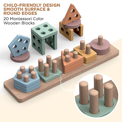 Tosekry Puzzle Bambini 1 2 3 Anni, Giochi di