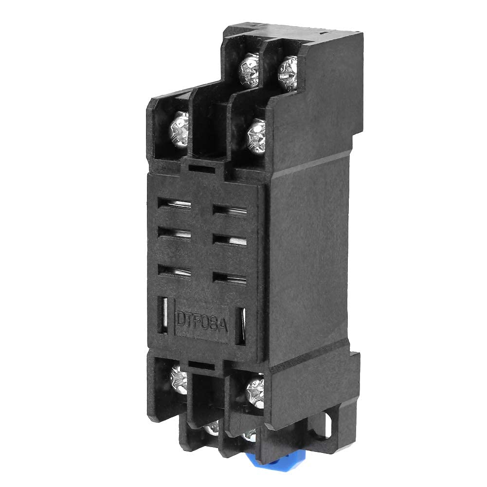 Zócalo de Base de Relé 8 Pines Zócalo de Base de Relé de Potencia para Relé de Tiempo JQX-13F LY2N-J HH62P