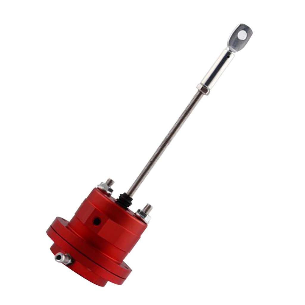 Turbo verstellbarer Wastegate-Stellantrieb Universal mit 6 x Feder & 4 x Stange rot