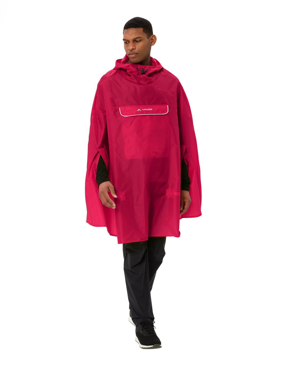 VAUDE Poncho Valdipino - Chubasquero de acampada y senderismo, tamaño XL