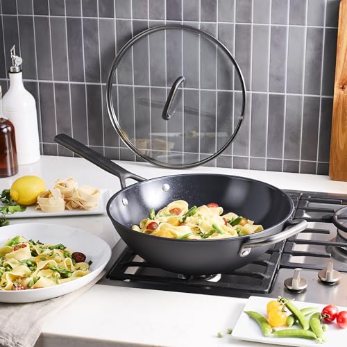 Wok ZWILLING Milano 12 pulgadas aluminio negro miniatura 2