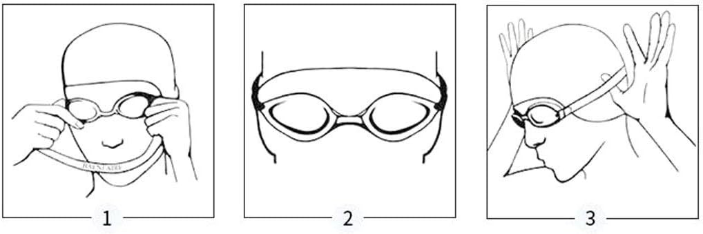 Swim Goggle with Anti-Fog and UV Protection Lenses for Man and Woman