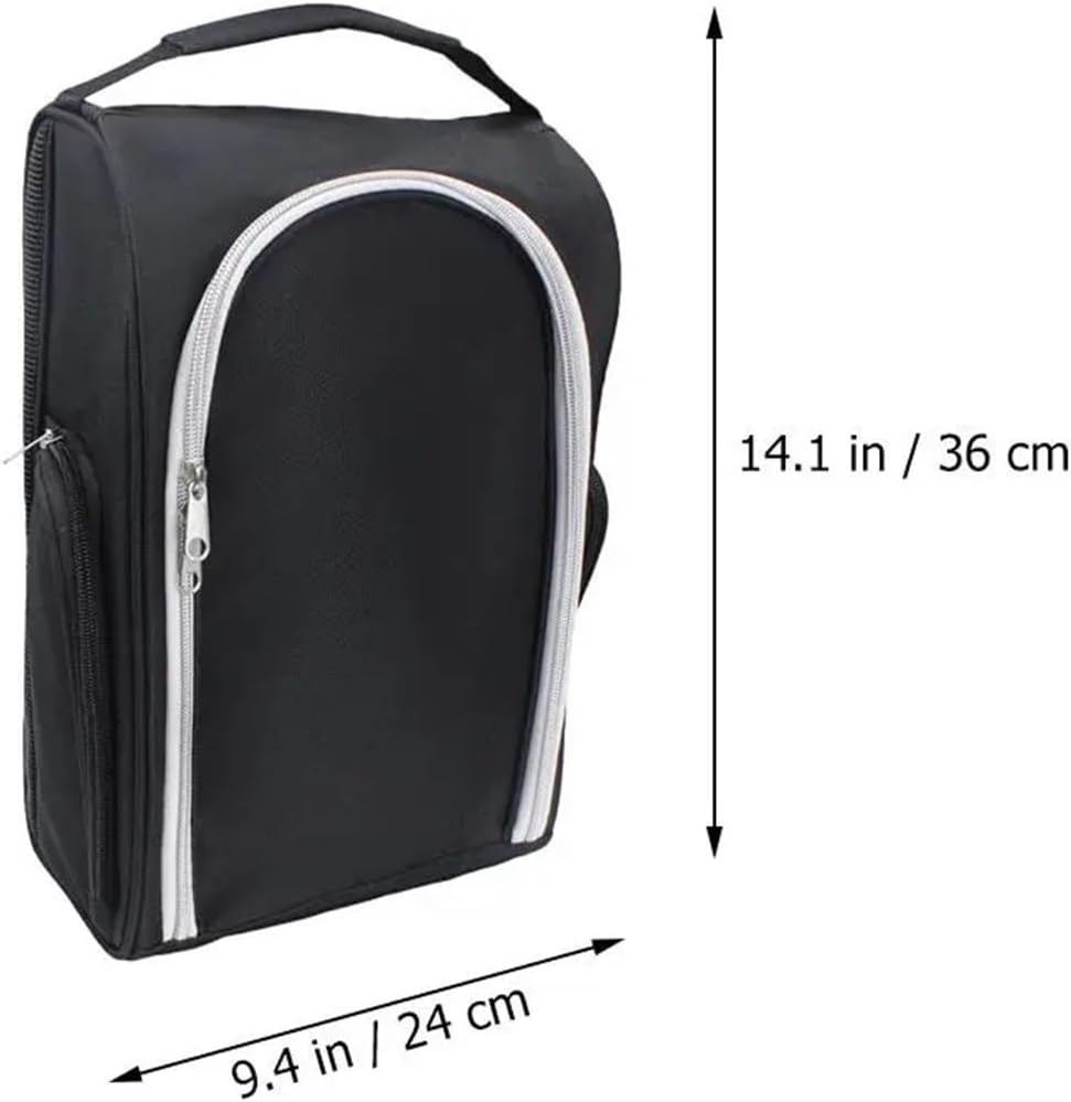 Golf Shoe Bag Golf Shoes Travel Bag Nylon Portable Shoe Organizer Large Capacity Handheld Sports Storage Pouch