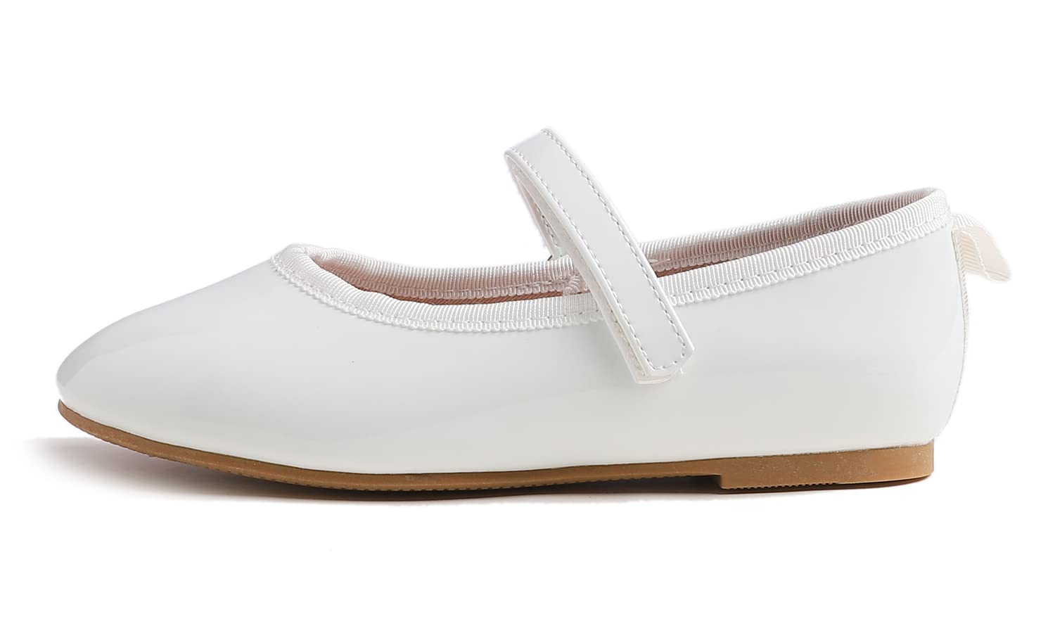 Feversole Patent Bailarinas Niña de Vestir - Zapatos Cómodos para Ceremonias - Ballet Flats