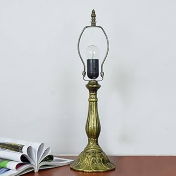 ティファニースタイルテーブルランプ電気スタンドガラスランプ \r ベージュバロ5 ティファニースタイルテーブルランプ電気スタンドガラスランプ