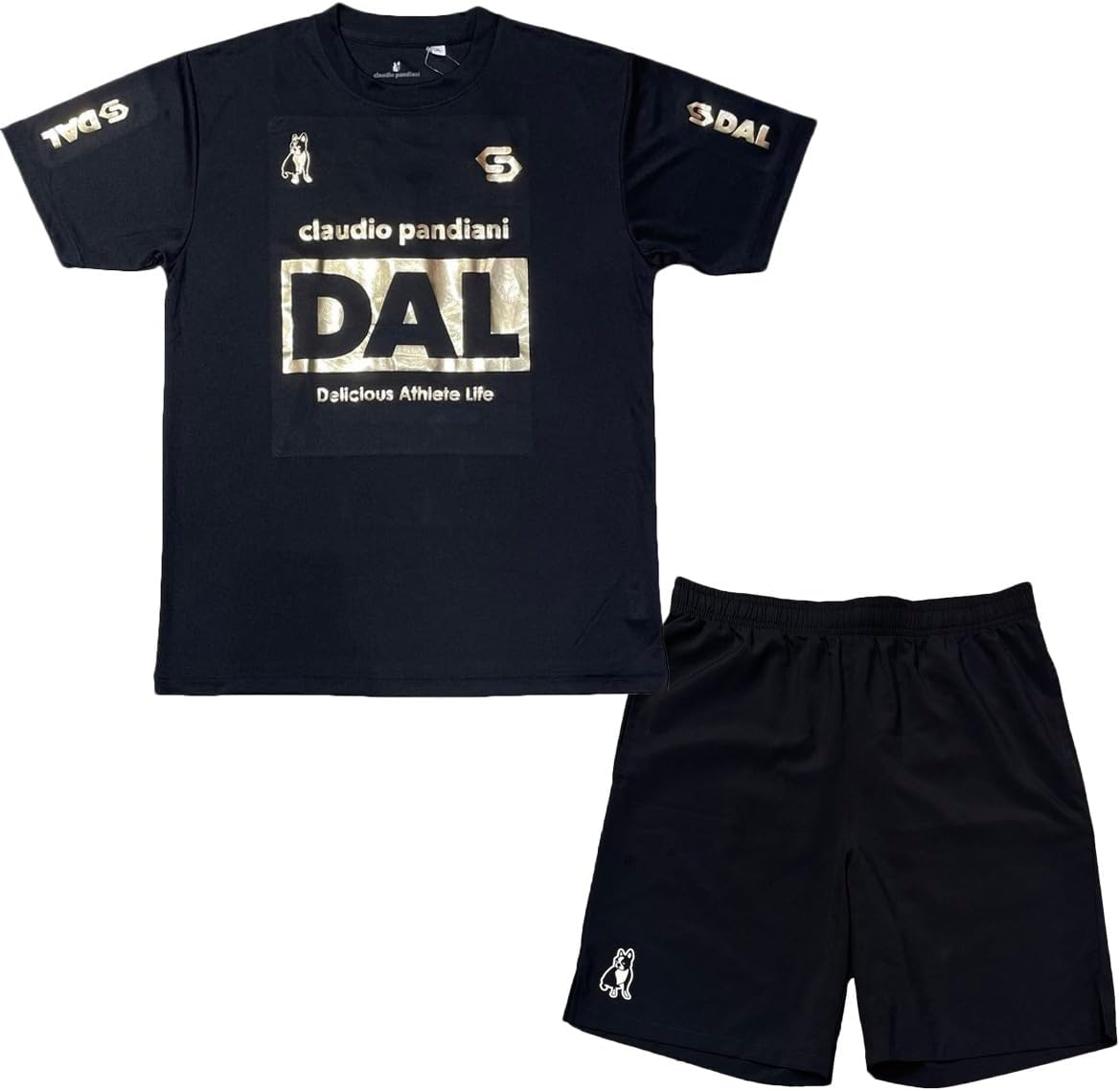 [クラウディオ・パンディアーニ] Tシャツ ハーフパンツ メンズ 上下セット CP25A12