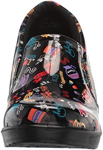 Easy Works Women's Leeza Clog, Hot Coffee Black Patent, 8.5 | Image 1