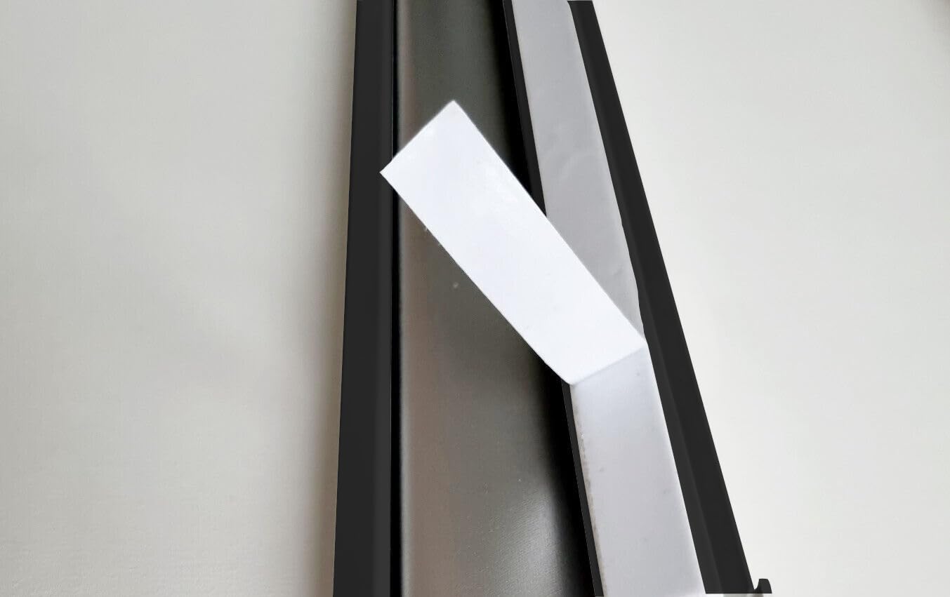 Thermorollo mit Kassette Verdunkelungsrollo ohne Bohren Seitenzugrollo Fensterrollo Türrollo Sonnenschutzrollo Rollo, Breite: 75 cm, Höhe: bis 150 cm, Kette rechts, Schwarz