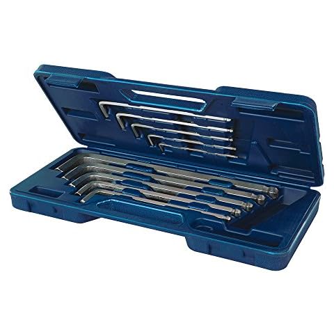 Silverline Extra-Long Hex Key Set 10 Pieces Cover