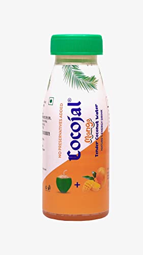 Image of Cocojal Mango Tender Coconut Water | No Added Preservatives | No Added Flavours | Not from Concentrate | 200 ml (Pack of 12)