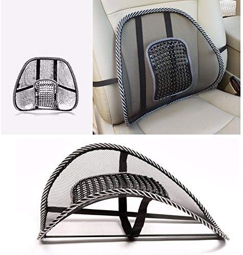 Hari Home Car Seat Chair Cushion Lumbar Back Support for Car Seat Chair Office Massage Mesh Ventilate Pain Relief Cushion Pad Hari Home Car Seat Chair Cushion Lumbar Back Support for Car Seat Chair Office Massage Mesh Ventilate Pain Relief Cushion Pad