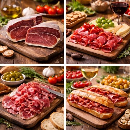 2x 500g Serranoschinken RESERVA am Stück – mindestens 14 Monate gereift, luftgetrocknet aus Spanien (Jamon), ohne Geschmacksverstärker & Farbstoffe