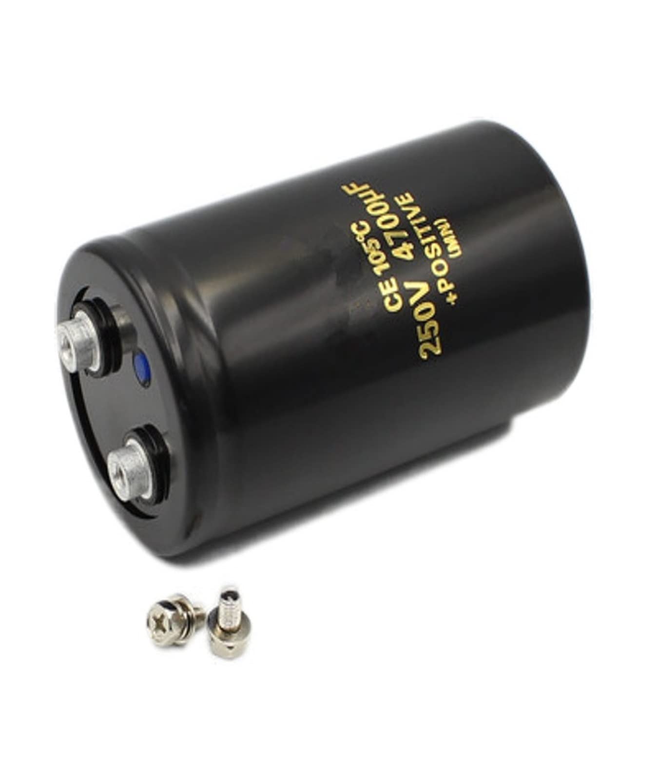 Condensateur 4700uF 250V à vis filtrage audio haute température 105 degrés