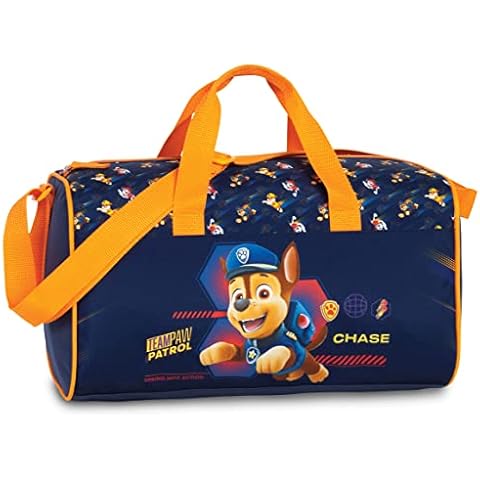 Paw Patrol Kinder Sporttasche Marshall Chase Skye 38 x 22 x 20 cm Vol. 16 l (Marineblau Chase) Cover