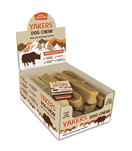 Yakers Dog Chew 40 barrette per cani con latte di