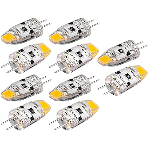 RUANI G4 LED Bulb 12V Dimmable COB LED G4 Bulb 1.5W 360 Beam to Replace 15W Halogen Lamp (Warm White) Cover