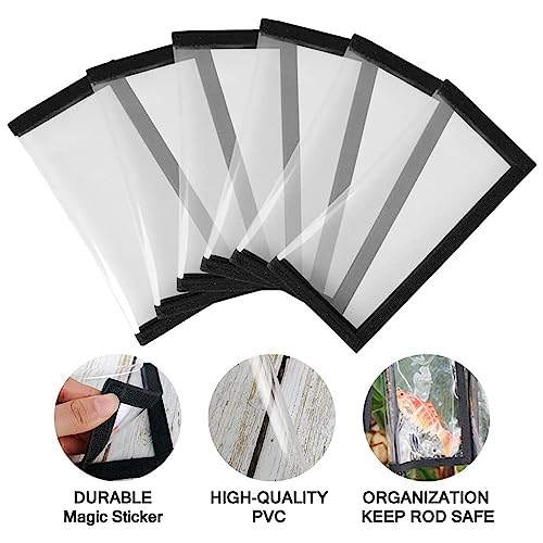 Cubierta para cebo pesca de PVC transparente con protección antienganches 4