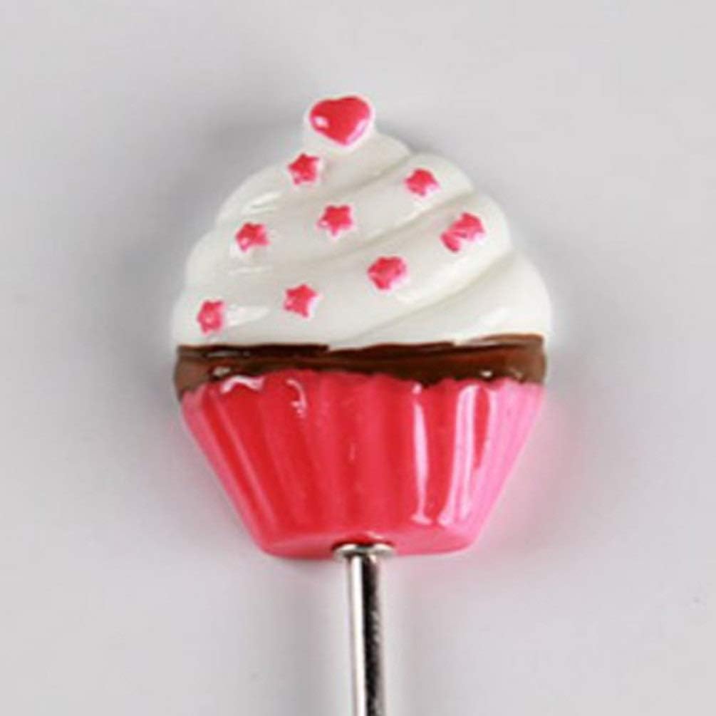 Hemoton 2pcs Stainless Steel Cake Tester Love Dot Pattern Essential Baking Tool for Muffins and Bread Testing Easy to Use and Clean for Home Bakers