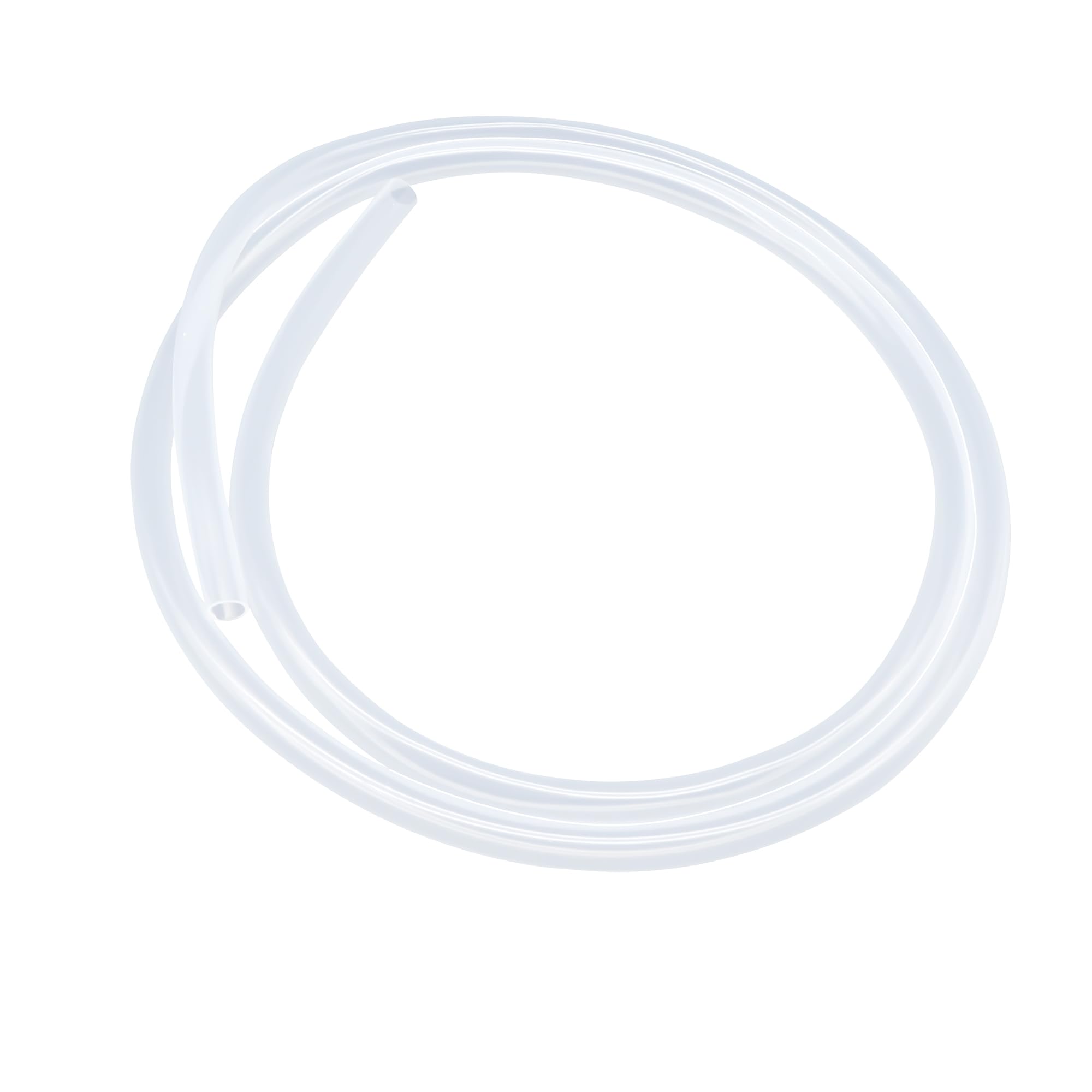 LAVMHAB Silicone Tubing Food Grade Hoses 4mm ID x 8mm OD 1.5m (4.9ft), Flexible Silicone Rubber Tubes Water Air Pipes