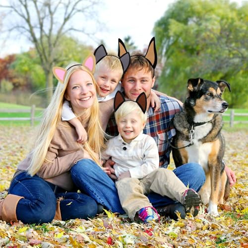 Ciyvolyeen PUPPY EAR HEADBAND 15PCS 15 Pcs Puppy Dogs Ear Headbands For Pet Birthday Party New Year Favors Dog Theme Costumes Dress-Up Photo Booth Props Cute Puppy Baby Shwer Party Supplies Gift thumb #1