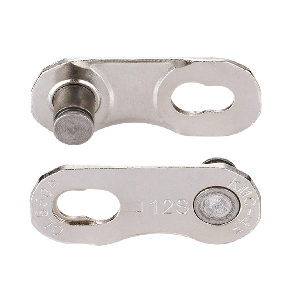KMC FLATNR 12/13-Speed MissingLink Joining Link for AXS & T-Type Chains, 2 Pairs, Silver