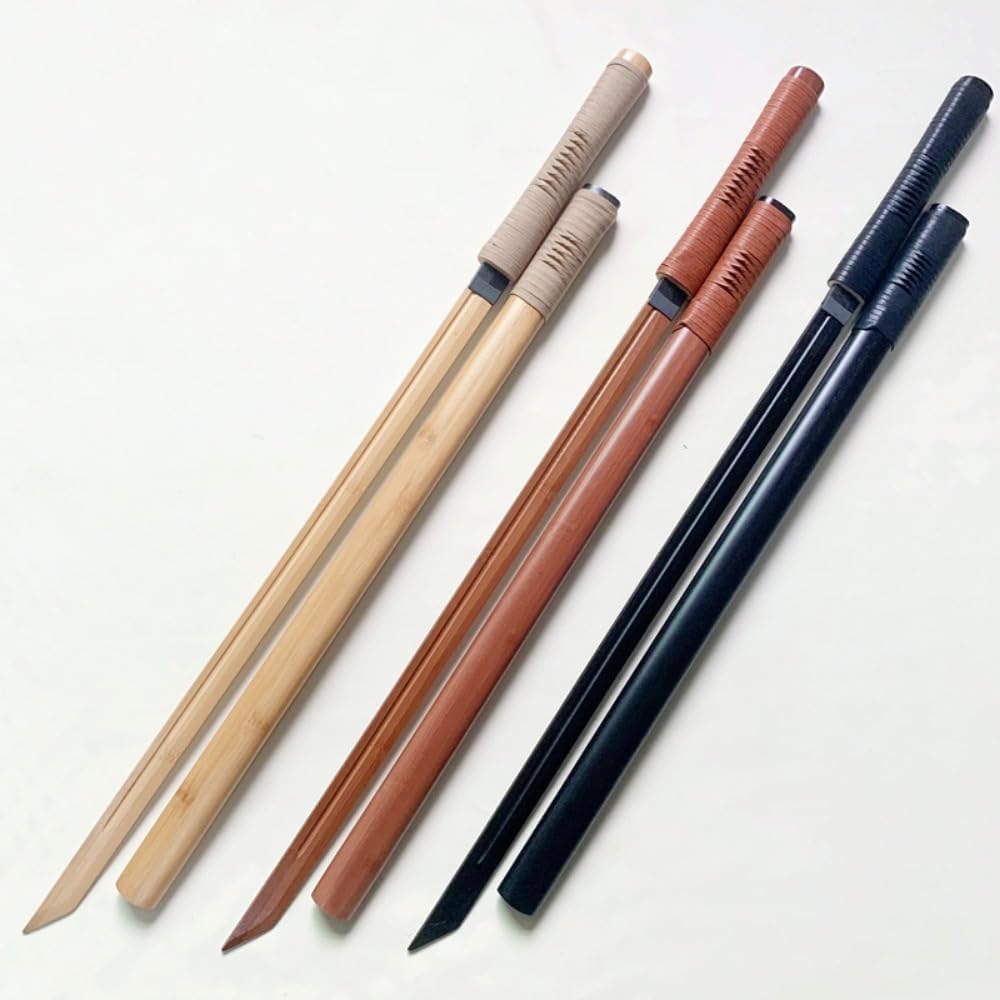 duwanlhridh 中国風木剣 木刀 鞘付き 模造刀 漢剣 竹刀 太極剣 長刀剣